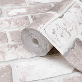 Tapeta 3D Solid Paski Cegła 10 x 0,53 m Tkanina nienałożona