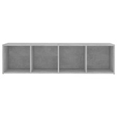 vidaXL Szafka pod TV, szarość betonu, 142,5x35x36,5 cm