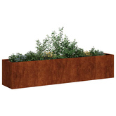 Doniczka Rusty 200x40x40 cm Stal nierdzewna