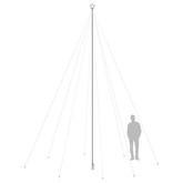 vidaXL Choinka z lampek, 1300 zimnych białych diod LED, 8 m