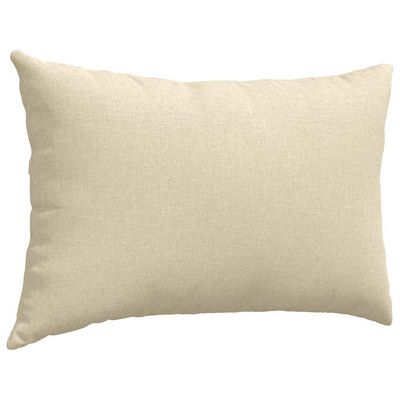 Poduszki na sofę 2 pcs Kremowy 60 x 40 cm tkanina
