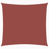 Żagiel ogrodowy z tkaniny oxford, kwadrat 3,6x3,6 m, terakota