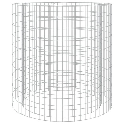 Palenisko gabionowe, ? 100 cm, galwanizowane żelazo vidaXL