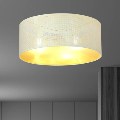 Lampa sufitowa  ASTON 3 WHITE/GOLD