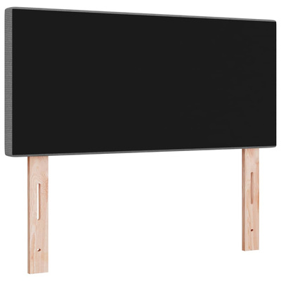 Zagłówek Jasnoszary 100 cm Tkanina sztruksowa