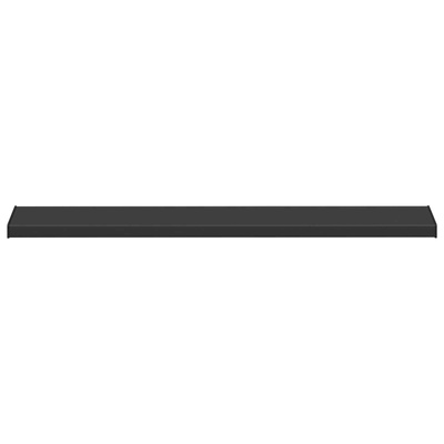 Parapet okienny Czarny z rysunkiem drewna 120 x 20 x 4,5 cm PVC