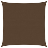 Żagiel przeciwsłoneczny, 160 g/m?, brązowy, 7x7 m, HDPE