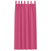 Firany blackout z kółkami 2 pcs Jasnoróżowy 245 x 140 cm