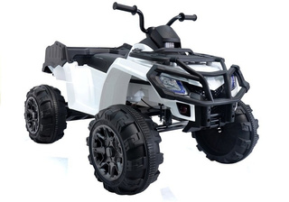 Quad Na Akumulator BDM 0909 Dla Dzieci Światła LED MP3 Biały 24V