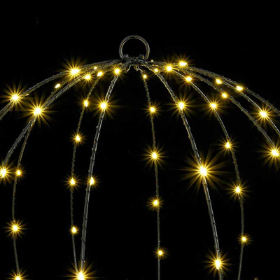 Piłka Ciepła biel 60 x 60 x 62 cm Metal 192 LED