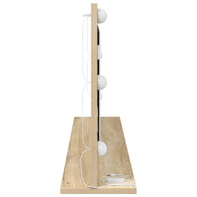 Lustro toaletowe Prostokątny Dąb Sonoma 100 x 45 x 18 cm