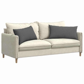 Poduszki na sofę 2 pcs Ciemnoszary 80 x 40 cm tkanina