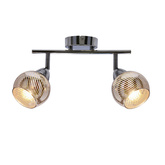 Wirginia Lampa sufitowa listwa chrom e14 klosz lustrzany 92-14016