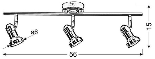 lampa sufitowa spot candellux outlet 93-55613