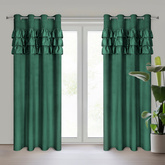 Zasłona Sami ciemnozielona 140x250