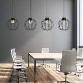 Lampa wisząca AJAX 4 BLACK/GOLD