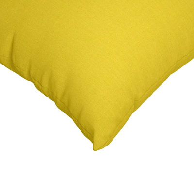 Poduszki na sofę 2 pcs Jasnożółty 45 x 45 cm tkanina