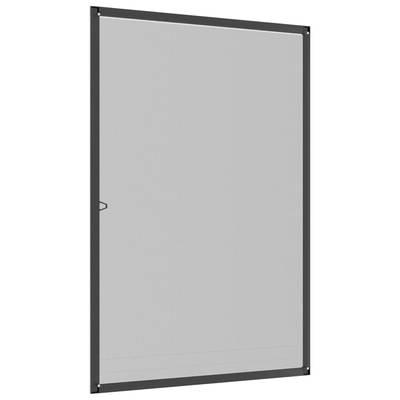 Moskitiera okienna, antracytowa, 80x120 cm
