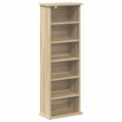 Kabinet na płyty CD 2 szt. dąb Sonoma 60 x 17 x 92 cm