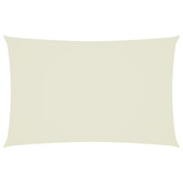 Prostokątny żagiel ogrodowy, tkanina Oxford, 2,5x5 m, kremowy