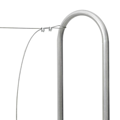 Stojak na drewno opałowe 100x25x150 cm Stal ocynkowana