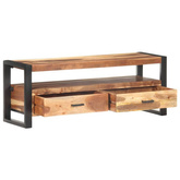 vidaXL Szafka pod TV, 120x35x45 cm, drewno z miodowym wykończeniem