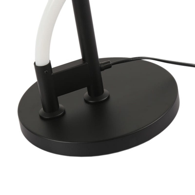 Nowoczesna Lampa podłogowa Czarna LED 30W 3000K Abruzzo Spirali