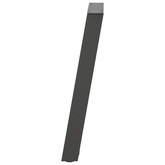 Nogi do stołu konsolowego w kształcie litery U 2 szt. Antracyt 28x(72-73) cm Stal