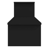 vidaXL Szafka pod TV, czarna, 180x30x43 cm, materiał drewnopochodny