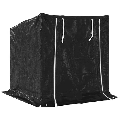 Stojak na drewno opałowe z drutem stalowym, 100,5x100,5x110,5cm