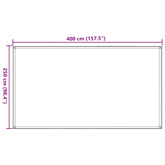 Dywan namiotowy, 250 x 400 cm, antracytowy