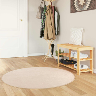 Chodnik dywanowy MARSA Kremowy 120 x 120 cm Poliester i PVC