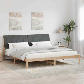 Ramka łóżka Brązowy 200 x 200 cm Lite drewno sosnowe