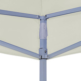 vidaXL Dach do namiotu imprezowego, 4 x 3 m, kremowy, 270 g/m²