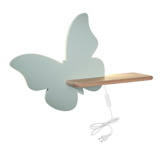 Kinkiet półeczka LED 5W 4000K IQ Kids Butterfly miętowy 21-85160