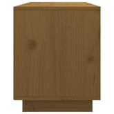 vidaXL Szafka pod TV, miodowy brąz, 74x35x44 cm, lite drewno sosnowe