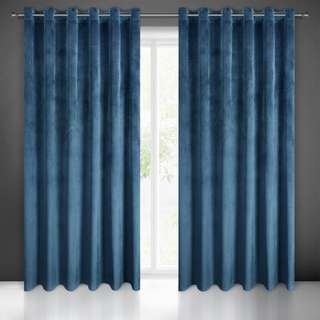 Zasłona Melanie granatowa 215x250