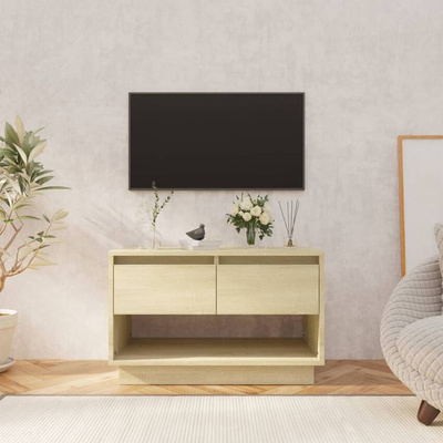 vidaXL Szafka pod TV, dąb sonoma, 70x41x44 cm materiał drewnopochodny