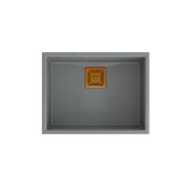 DAVID 50 GraniteQ silver stone/elementy miedziane