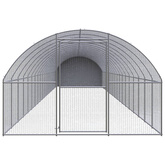 Klatka zewnętrzna dla kurcząt, 3x20x2 m, stal galwanizowana