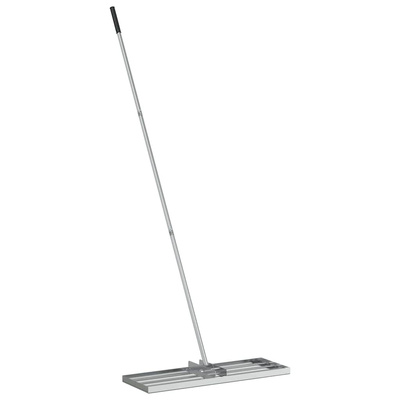 Rake leveling do ogrodu Srebrny Stal nierdzewna
