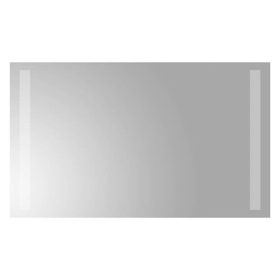 vidaXL Lustro łazienkowe z LED, 50x30 cm