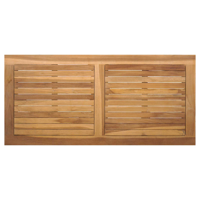 stół Brązowy 95 x 45 x 40 cm Lite drewno teakowe