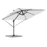 Parasol Roma Beżowy 286 x 284 x 265 cm Aluminium i Poliester