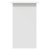 Biurko, białe, 80x45x74 cm, materiał drewnopochodny