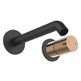 BATERIA UMYWALKOWA PODTYNKOWA MOONLIGHT INVENA TREND CZARNY/ROSE GOLD