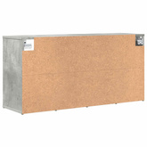 Szafka na buty z półką Betonowy szary 103 x 30 x 51 cm