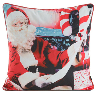 POSZEWKA ŚWIATECZNA 132 45 X 45 CM CZERWONY