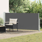 Rozkładany boczny markiz 140 x 500 cm Poliester Prostokątny