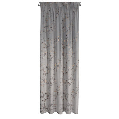 Zasłona Selena srebrna 140x270